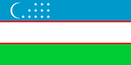 Uzbekistan Flag